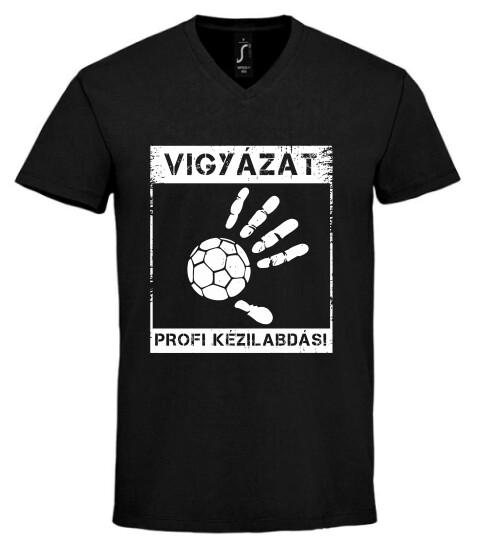 Unisex V nyakú póló