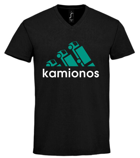 Unisex V nyakú póló
