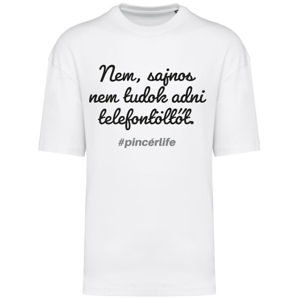 Prémium oversized unisex póló