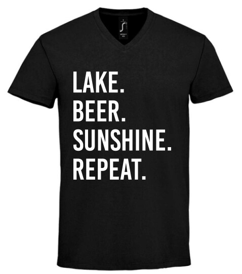 Unisex V nyakú póló