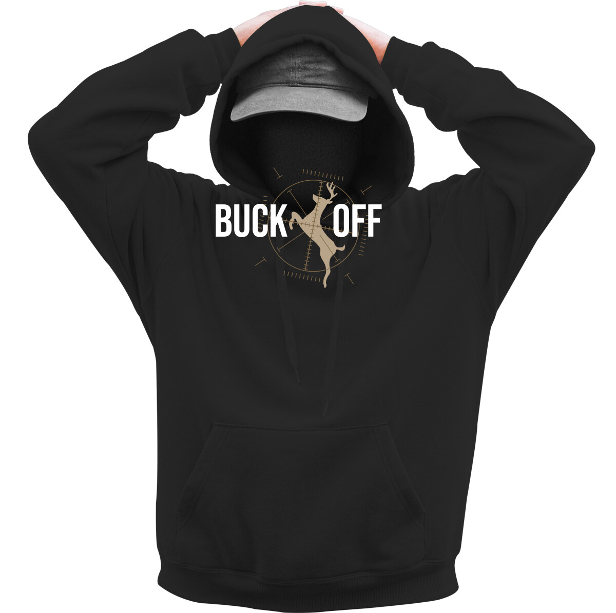 Kapucnis belebújós pulóver