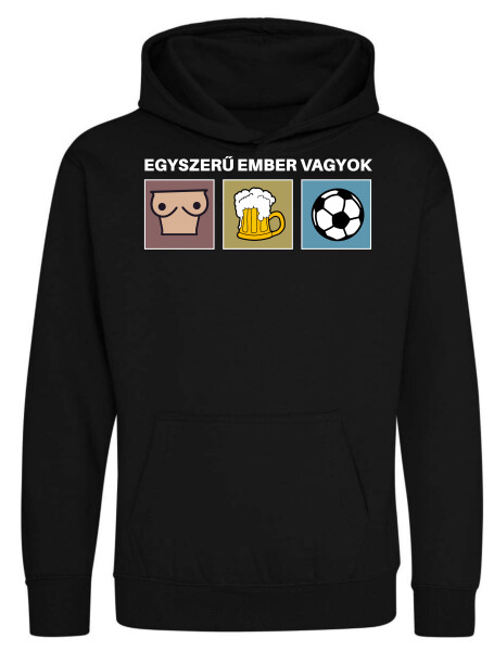 Kapucnis belebújós gyerek pulóver