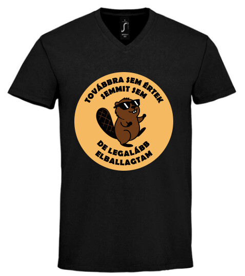 Unisex V nyakú póló