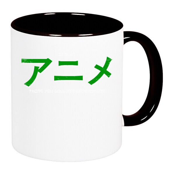 Színes fülű és belsejű bögre