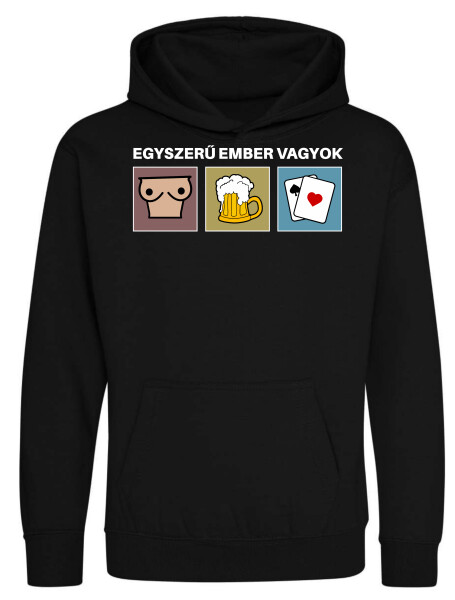 Kapucnis belebújós gyerek pulóver