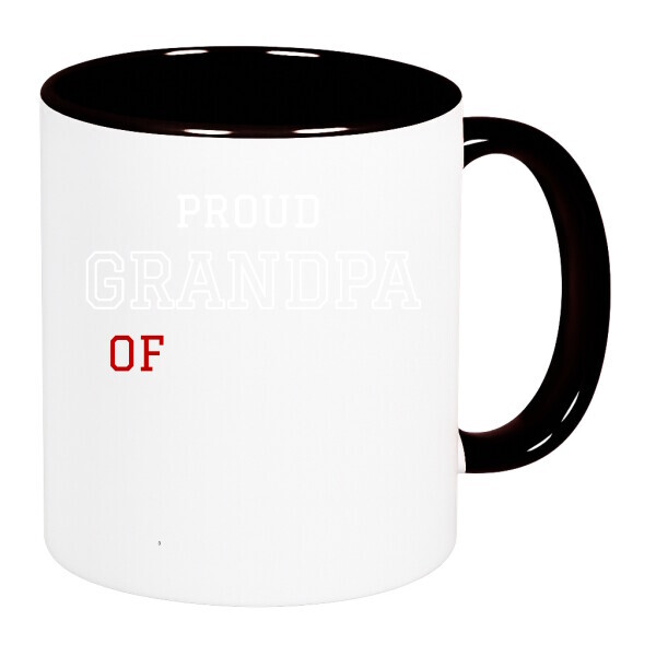 Színes fülű és belsejű bögre