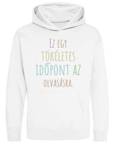 Kapucnis belebújós gyerek pulóver