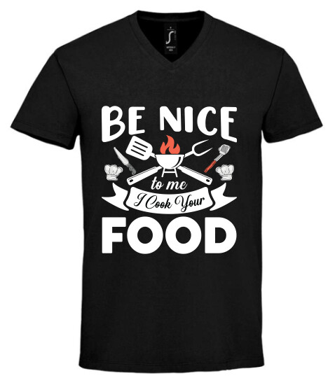 Unisex V nyakú póló