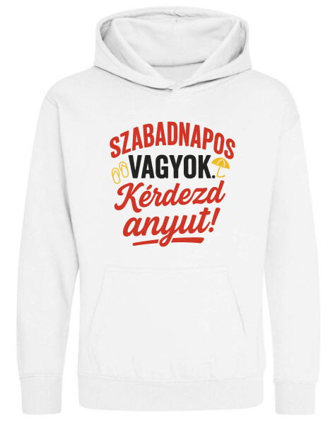 Kapucnis belebújós gyerek pulóver