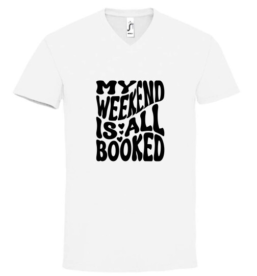 Unisex V nyakú póló