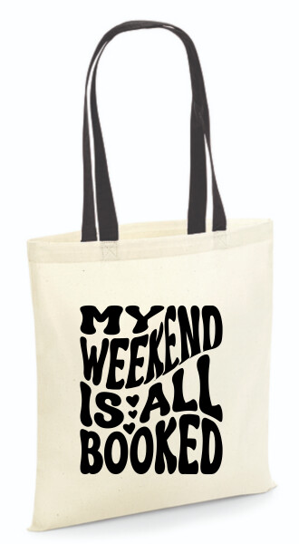 Vászontáska - színes fülű 