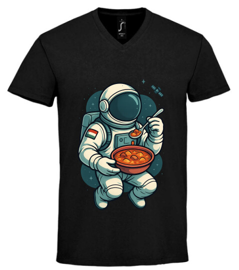 Unisex V nyakú póló