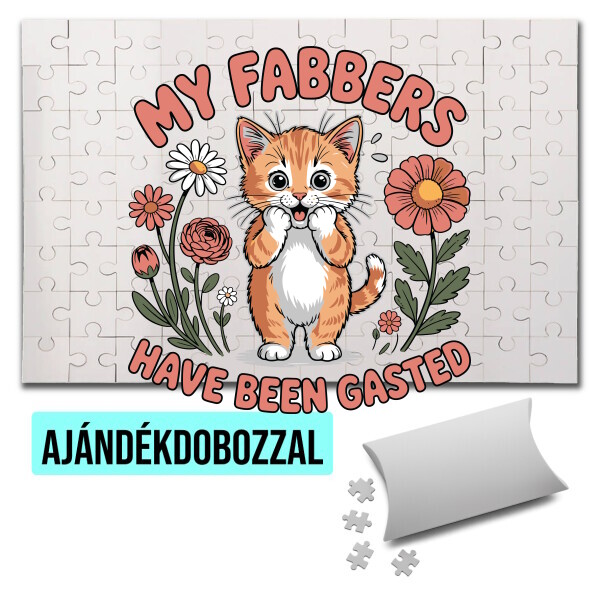 Puzzle - kirakó ajándékdobozzal
