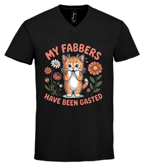 Unisex V nyakú póló