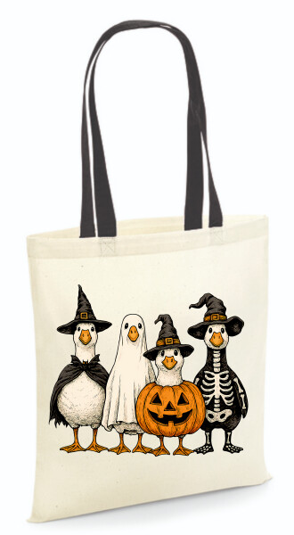 Vászontáska - színes fülű 