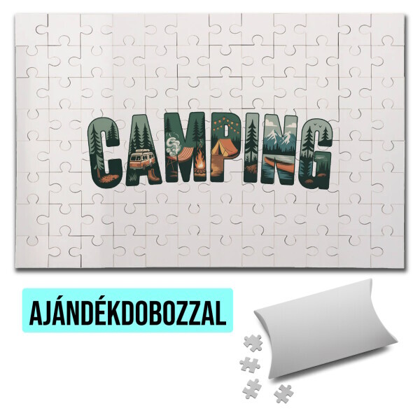 Puzzle - kirakó ajándékdobozzal
