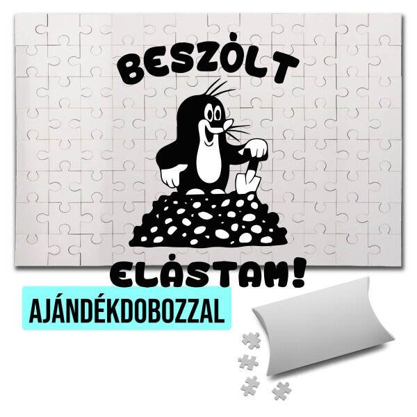Puzzle - kirakó ajándékdobozzal