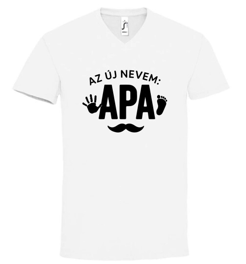 Unisex V nyakú póló