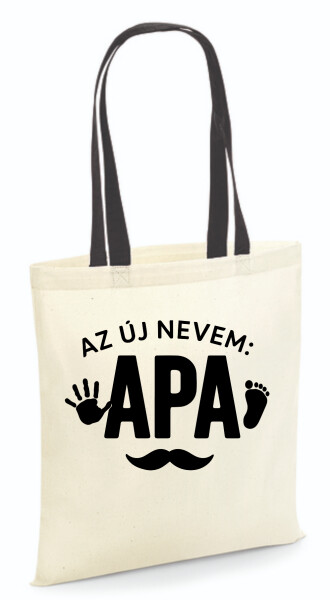 Vászontáska - színes fülű 