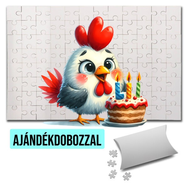 Puzzle - kirakó ajándékdobozzal