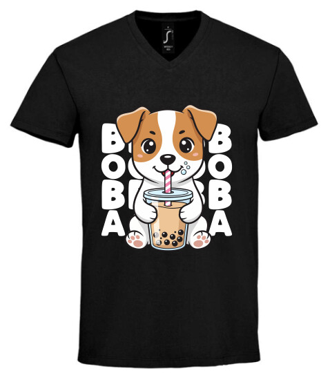 Unisex V nyakú póló