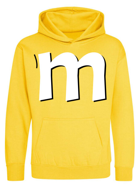 Kapucnis belebújós gyerek pulóver