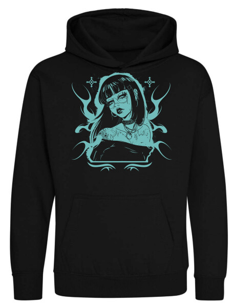 Kapucnis belebújós gyerek pulóver