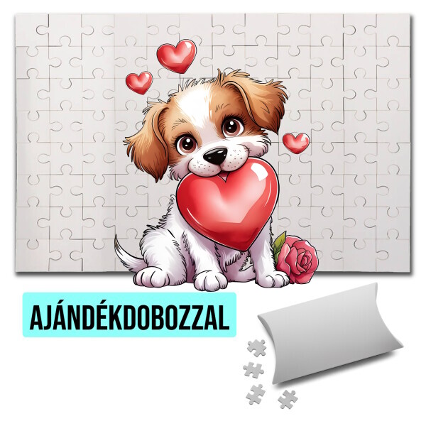 Puzzle - kirakó ajándékdobozzal