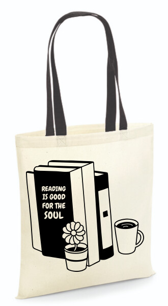 Vászontáska - színes fülű 