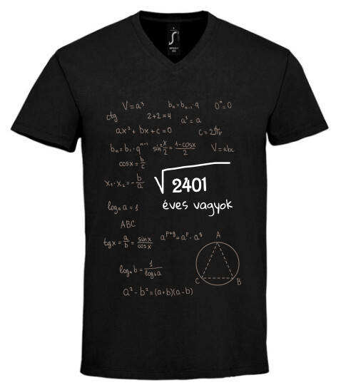 Unisex V nyakú póló