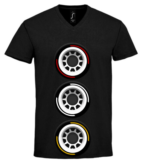 Unisex V nyakú póló