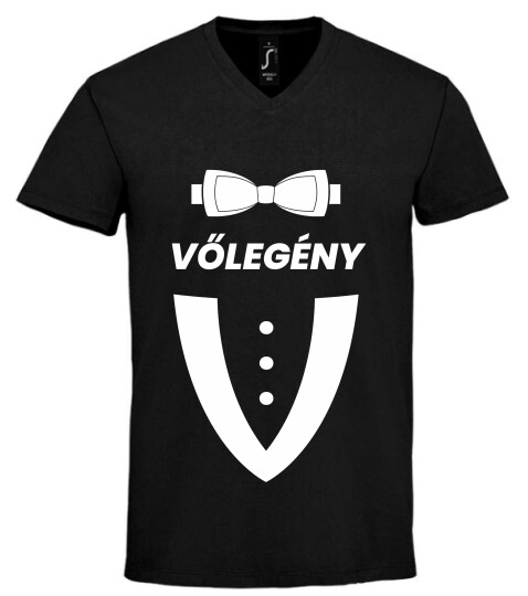 Unisex V nyakú póló