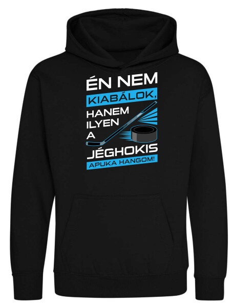 Kapucnis belebújós gyerek pulóver