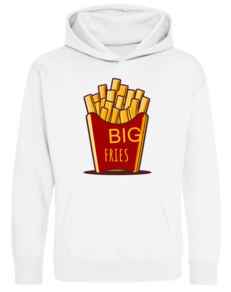 Kapucnis belebújós gyerek pulóver