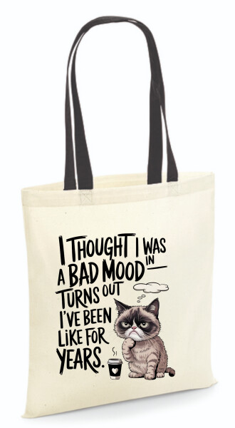 Vászontáska - színes fülű 