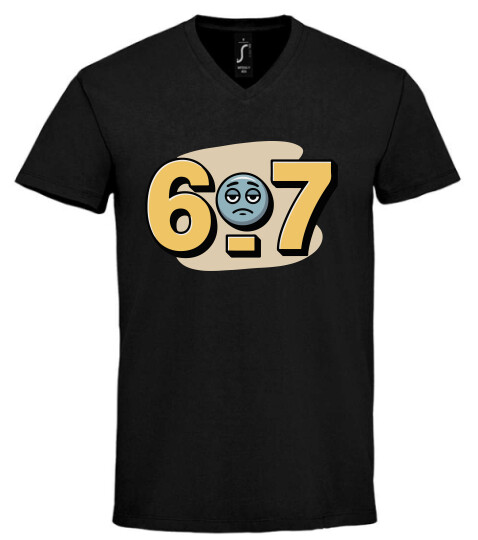 Unisex V nyakú póló