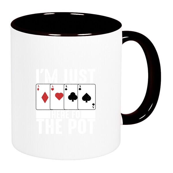 Színes fülű és belsejű bögre