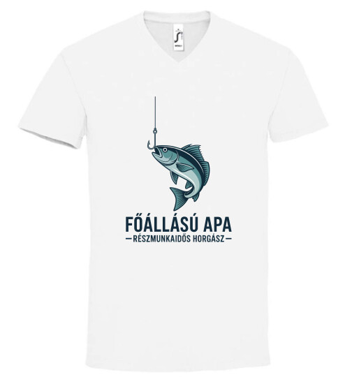 Unisex V nyakú póló