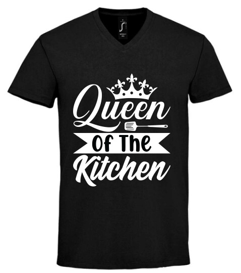 Unisex V nyakú póló