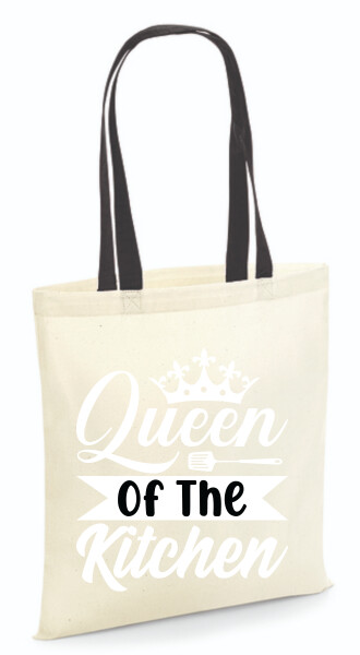 Vászontáska - színes fülű 