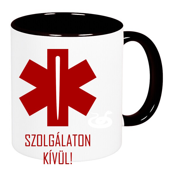 Színes fülű és belsejű bögre