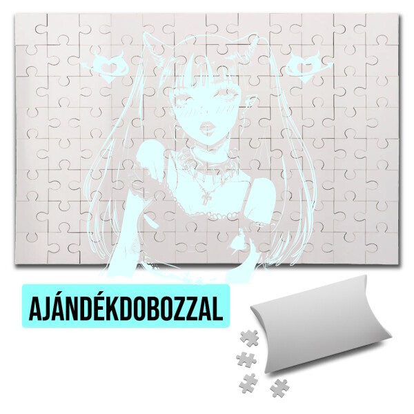 Puzzle - kirakó ajándékdobozzal