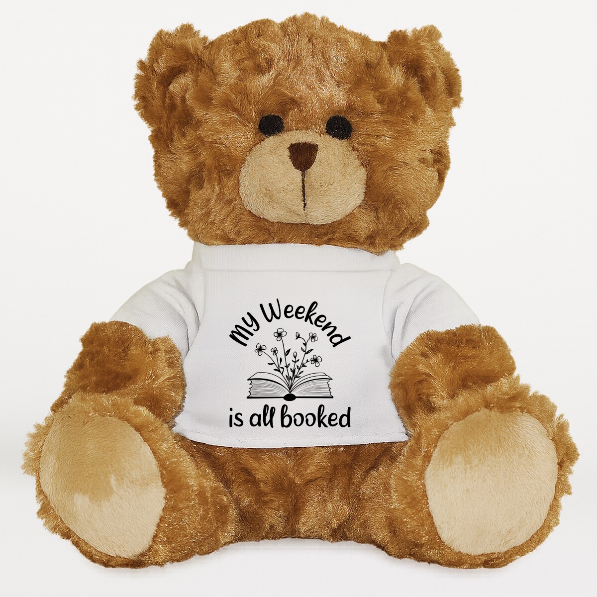 Plüssmaci egyedi pólóval