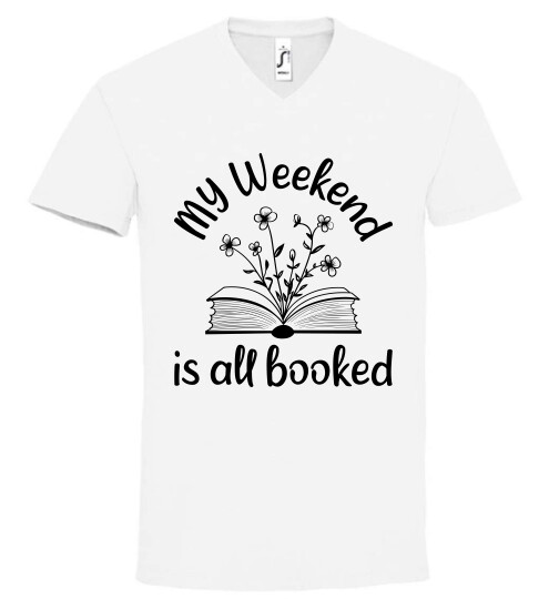 Unisex V nyakú póló