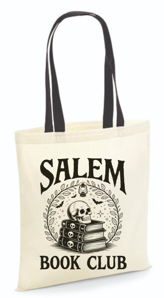 Vászontáska - színes fülű 