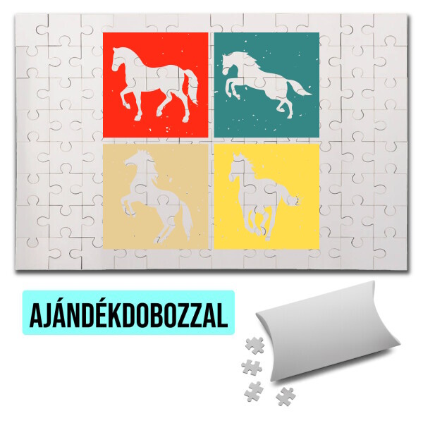 Puzzle - kirakó ajándékdobozzal