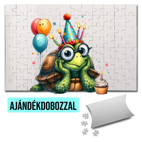 Puzzle - kirakó ajándékdobozzal