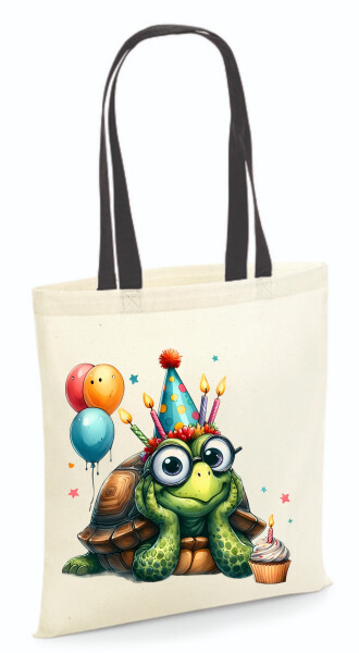 Vászontáska - színes fülű 