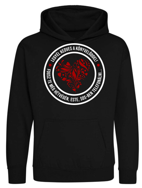 Kapucnis belebújós gyerek pulóver