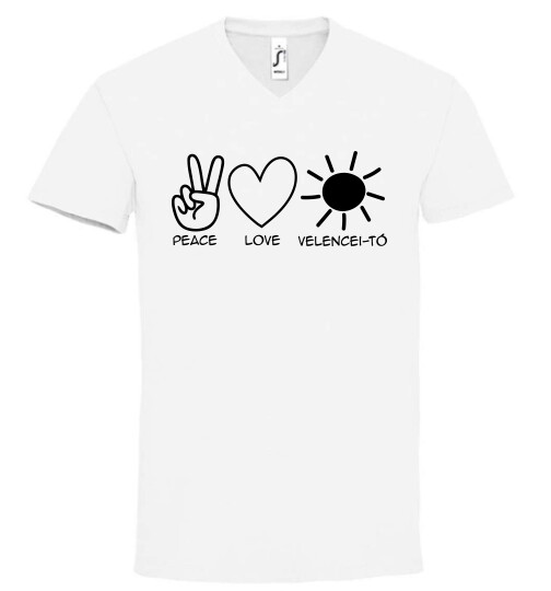 Unisex V nyakú póló